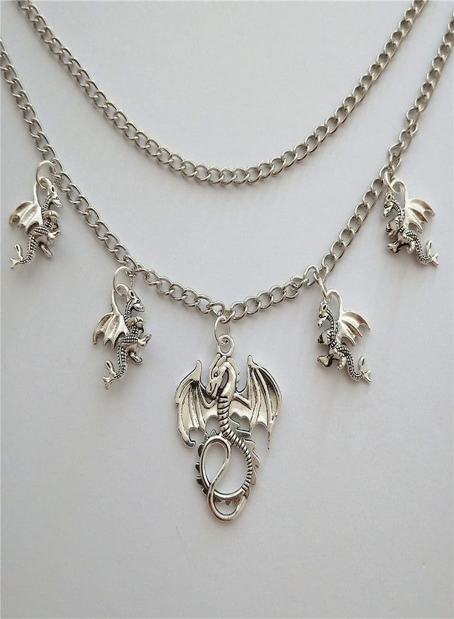 AETYWYEIN Dragon Pendant Pant Chain, Western Mythology Cool Charm Jeans Accessories, Hip Hop Layered Belt Chains, Quirky Jewelry for DIY Bags, Pocket Chain - Image 5